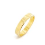 18ct yellow gold band