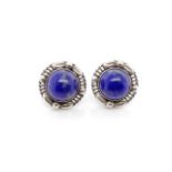 Georg Jensen #39b lapis and silver earrings