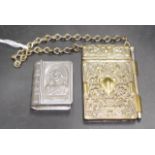 Lady's early brass aide memoire