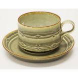 Nissen Denmark 'Rune' stoneware cup & saucer