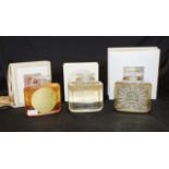 Three various vintage Caron French perfumes