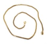 Yellow gold box chain