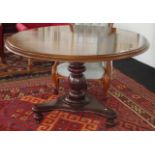 Victorian pedestal dining table