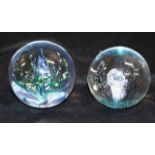 Two Scottish glass paperweights