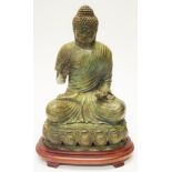 Oriental bronze Buddha figure