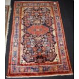 Iranian Nahavand hand made wool rug