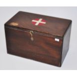 WWI era timber medical box