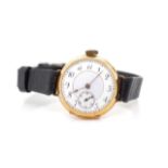 Early 20th C. Swiss 18ct yellow gold watch