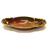Carlton Ware 'Rouge Royale' butterfly serving bowl