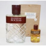 Two Monsieur Rochas shop display perfume bottle