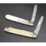 George V sterling silver blade pocket knife