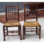 Two ash & beech Liverpool country chairs