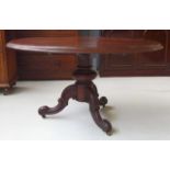 Victorian mahogany dining table