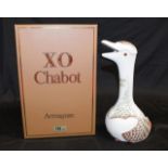 Goose shaped bottle 1982 Chabot Armagnac