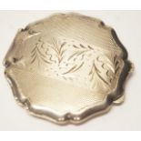 Vintage sterling silver powder compact