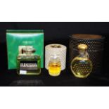 Three various vintage Caron French perfumes