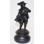 Vintage spelter figure of a Cavalier