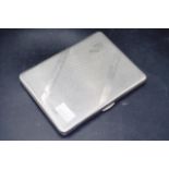 Early silver plate cigarette case