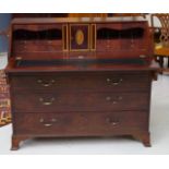 Good George III mahogany bureau