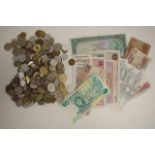 Quantity of world coins & banknotes