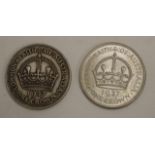 Two Australian 1937 crowns