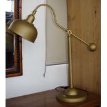 Adjustable electric study lamp