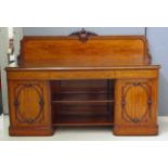 Good Victorian mahogany pedestal sideboard