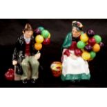 Two Royal Doulton 'Balloon Seller' figures