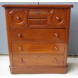 Victorian cedar chest of drawers