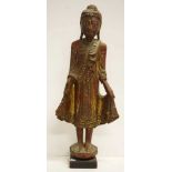 Thai gilded figure of Buddha