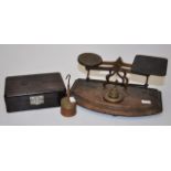 Set of postal scales with some weights