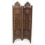 Ornately carved Eastern dividing screen