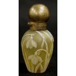 Antique Thomas Webb cameo glass scent bottle