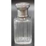French silver topped perfume bottle