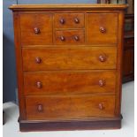 Large Victorian chest of drawers