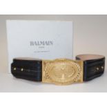 Balmain Paris black belt