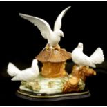 Good Nadal Spain ceramic figure of Doves