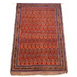 Old Persian hand made wool rug