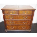 Good Georgian walnut chest of drawers