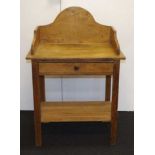 Late 18th century Irish pine school desk