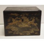 Regency chinoiserie tea caddy