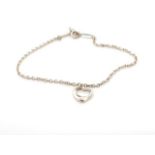 Tiffany & Co silver "Open heart" bracelet