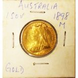 Melbourne Mint 1898 Gold Sovereign