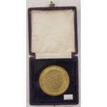 Important Australian motorcycle gilt medal 1922