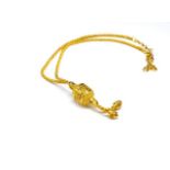 22ct yellow gold filigree chain necklace