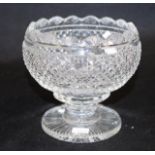 Waterford cut crystal sweet comport