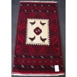 Iranian Balooch hand made wool rug