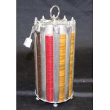 Vintage cylinder of poker chips