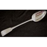 George III sterling silver basting spoon