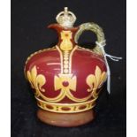 Royal Doulton Kingsware George VI 1937 flask